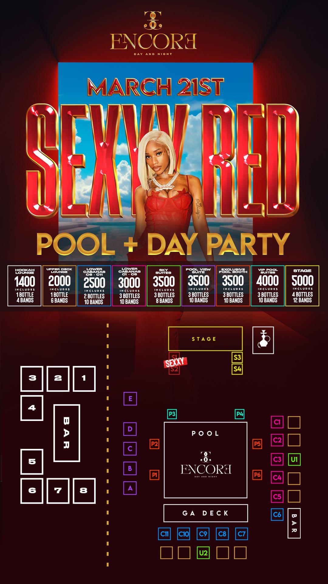 Sexyy Red Live at Encore flyer